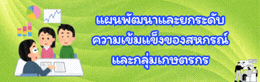 แผนพัฒนาและยกระดับความเข้มแข็งของสหกรณ์และกลุ่มเกษตรกร