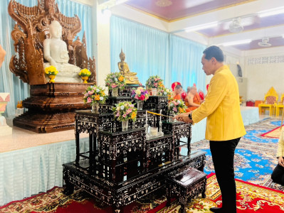 ร่วมพิธีเจริญพระพุทธมนต์เฉลิมพระเกียรติ ... พารามิเตอร์รูปภาพ 1