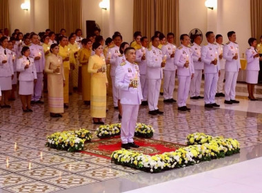 พิธีถวายเครื่องราชสักการะและวางพานพุ่ม ... พารามิเตอร์รูปภาพ 6