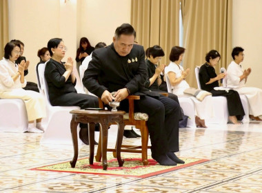 ร่วมพิธีตักบาตรและบรรยายธรรม “โครงการ ร้อยใจไทย ... พารามิเตอร์รูปภาพ 7