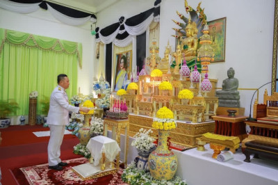 พิธีบำเพ็ญกุศลและแสดงความอาลัย เนื่องในวาระครบ 100 วัน ... พารามิเตอร์รูปภาพ 1