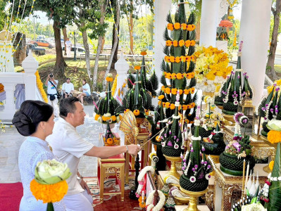 ร่วมพิธีบวงสรวงท้าวเทพกระษัตรีท้าวศรีสุนทร ... พารามิเตอร์รูปภาพ 1