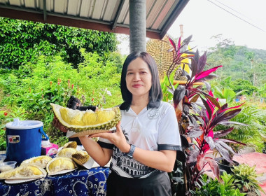 เข้าร่วมเป็นเกียรติในกิจกรรมแสดงสัญลักษณ์การเปิดฤดูกาลเก็บเกี่ยวผลผลิตทุเรียน (ตัดทุเรียนมีดแรก) ... พารามิเตอร์รูปภาพ 3
