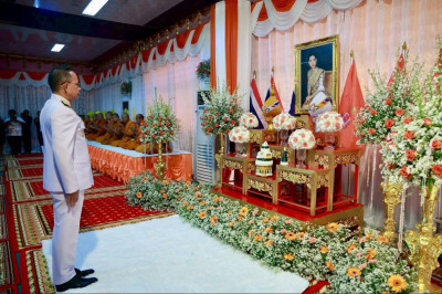 ร่วมพิธีเจริญพระพุทธมนต์ถวายเป็นพระราชกุศลเนื่องในโอกาสวันคล้ายวันประสูติ สมเด็จ พระเจ้าน้องนางเธอ เจ้าฟ้าจุฬาภรณ์วลัยลักษณ์ อัครราชกุมารี กรมพระศรีสวางควัฒน วรขัตติยราชนารี ... พารามิเตอร์รูปภาพ 1