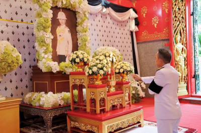 พิธีบำเพ็ญกุศลและทำบุญตักบาตร เนื่องในวาระครบ ๕๐ วัน ... พารามิเตอร์รูปภาพ 1