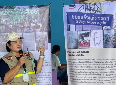เข้าร่วมประชุมและลงพื้นที่เพื่อจัดทำข้อมูลชุมชนนำร่องประกอบการศึกษากำหนดแนวทาง มาตรการและกระบวนการการจัดที่ดินทำกินให้ชุมชนในรูปแบบโฉนดชุมชนภายใต้คณะกรรมการนโยบายที่ดินแห่งชาติ ... พารามิเตอร์รูปภาพ 13