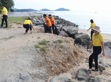 กิจกรรมจิตอาสาบำเพ็ญสาธารณประโยชน์ร่วมกันเก็บขยะริมชายหาด ณ ... พารามิเตอร์รูปภาพ 12