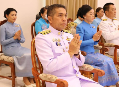 ร่วมพิธีเจริญพระพุทธมนต์และทำบุญตักบาตรถวายพระราชกุศล ... พารามิเตอร์รูปภาพ 1